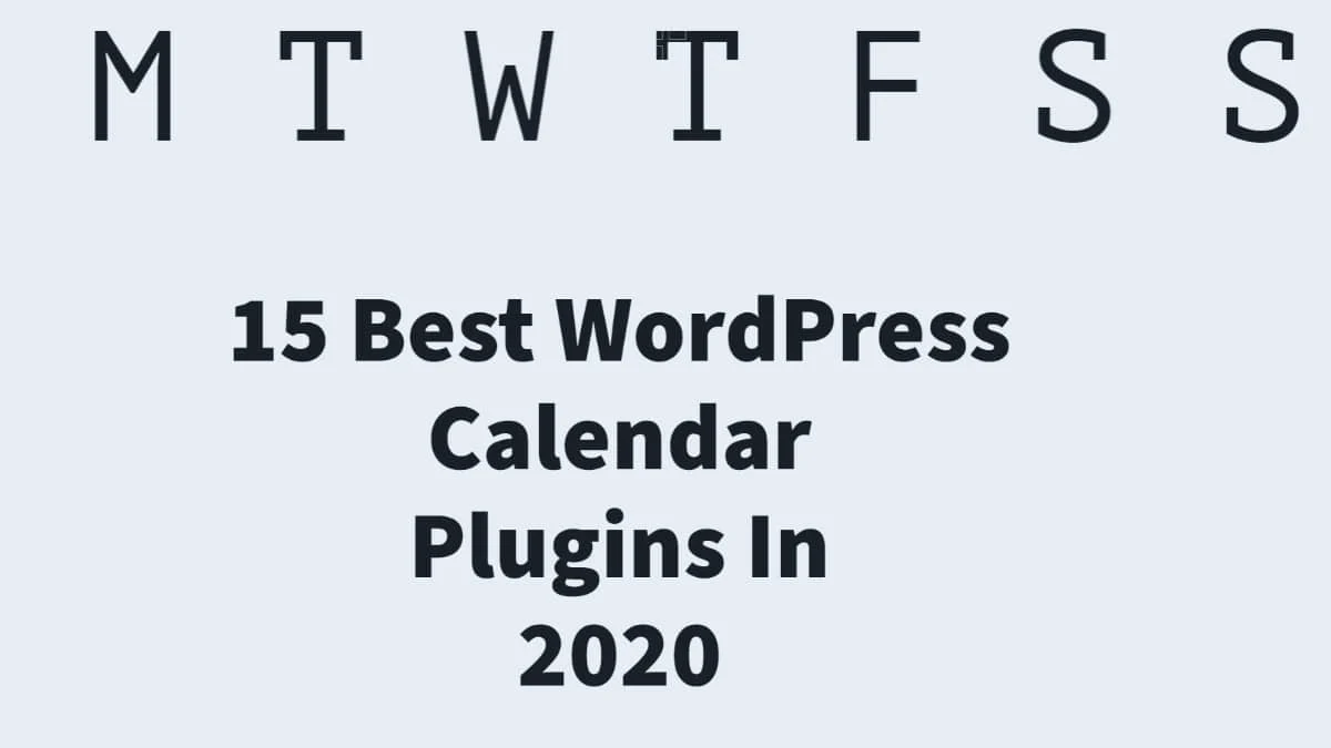 15 Best WordPress Calendar Plugins In 2026