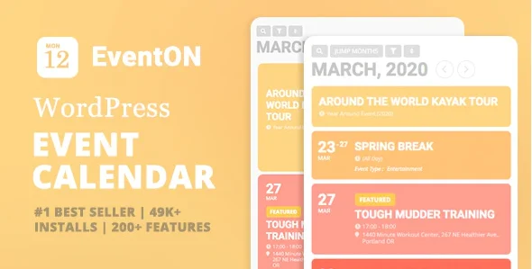 eventon- WordPress BuddyPress Events Plugins