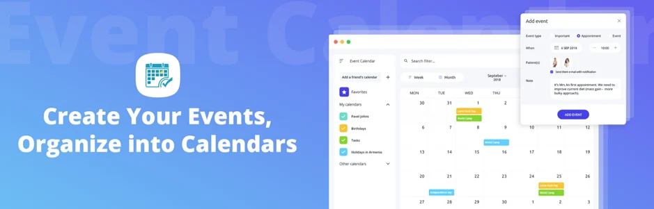 event calender WD