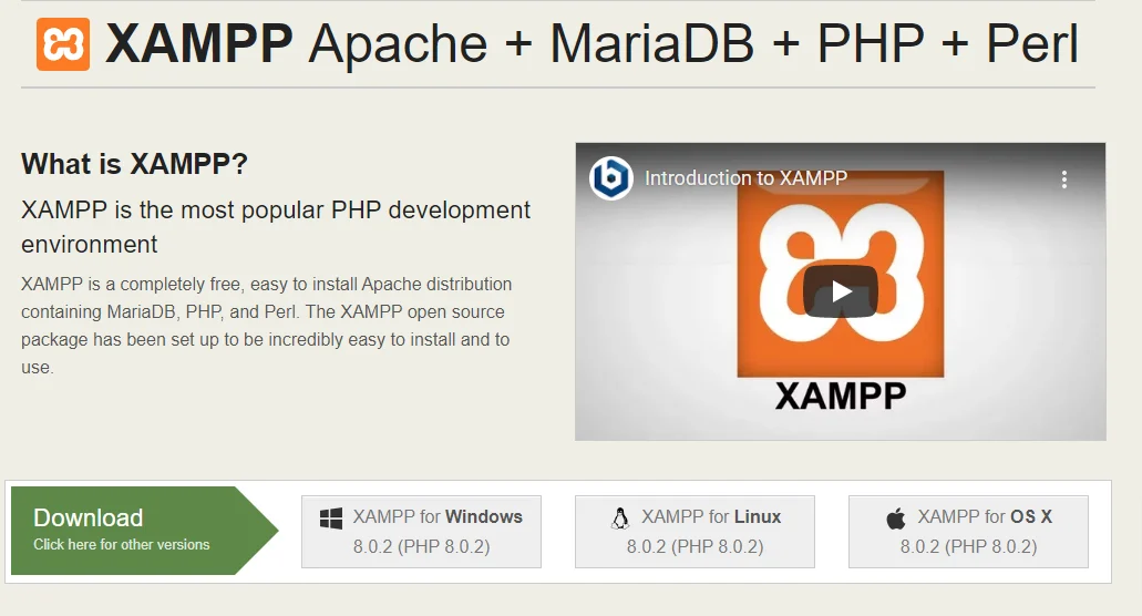 XAMPP- WordPress development tools