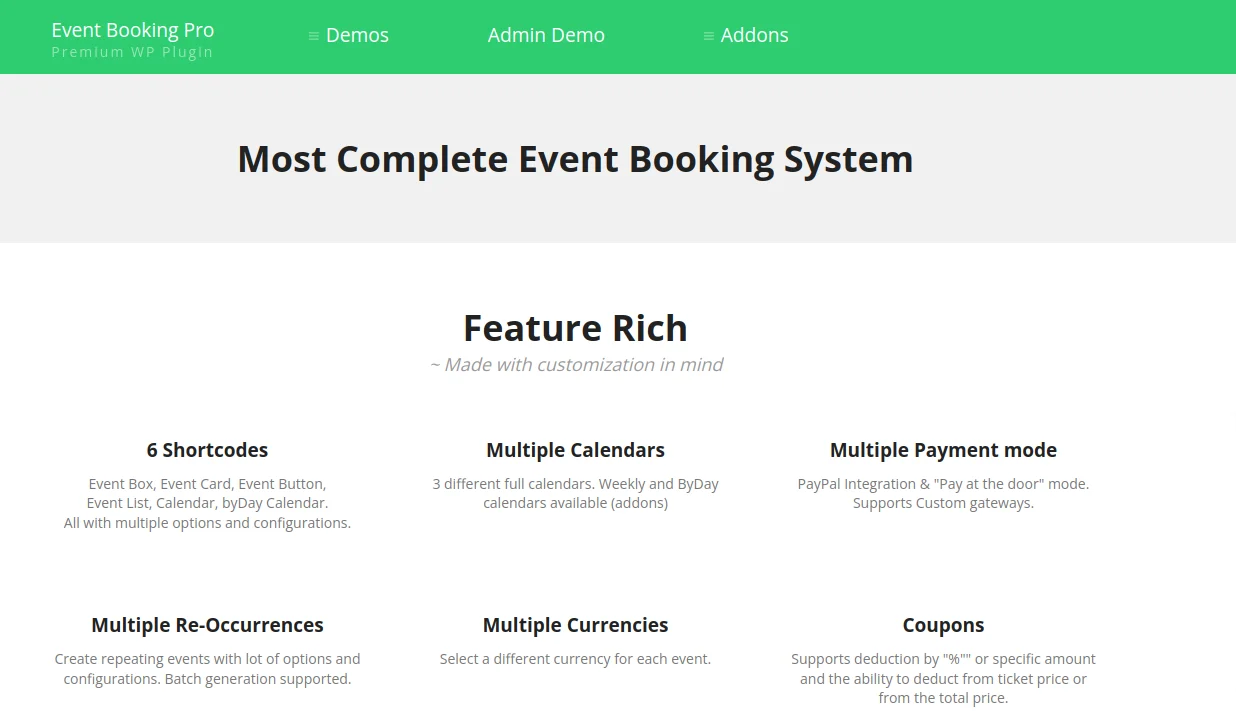Event Booking pro