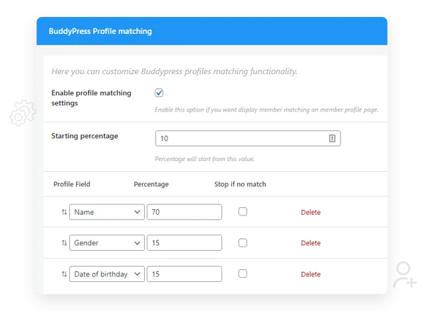 BP friends and follow suggestion backend