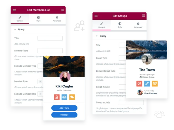 Shortcodes for BuddyPress Pro member