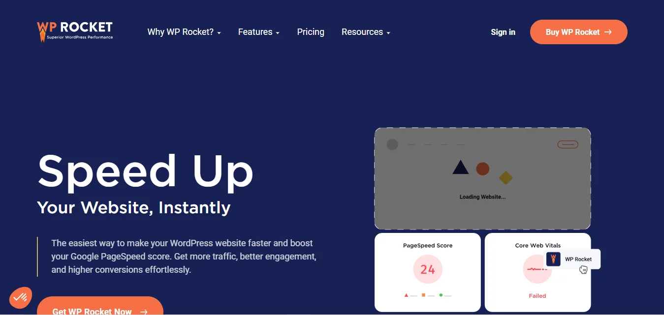 WP-Rocket- Performance Plugins