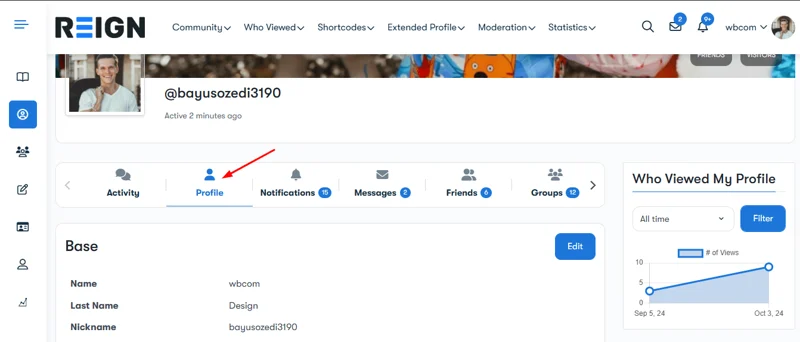 BuddyPress Profile Pro