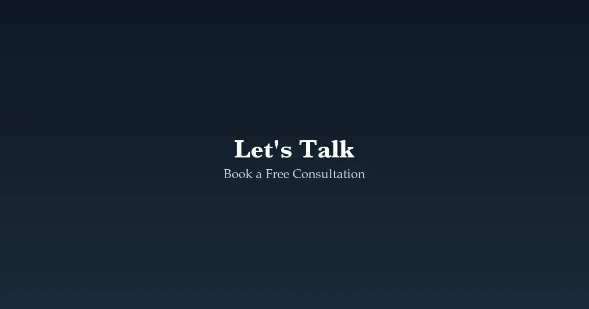 Let's Talk: Book a Free Consultation for Your Community Project