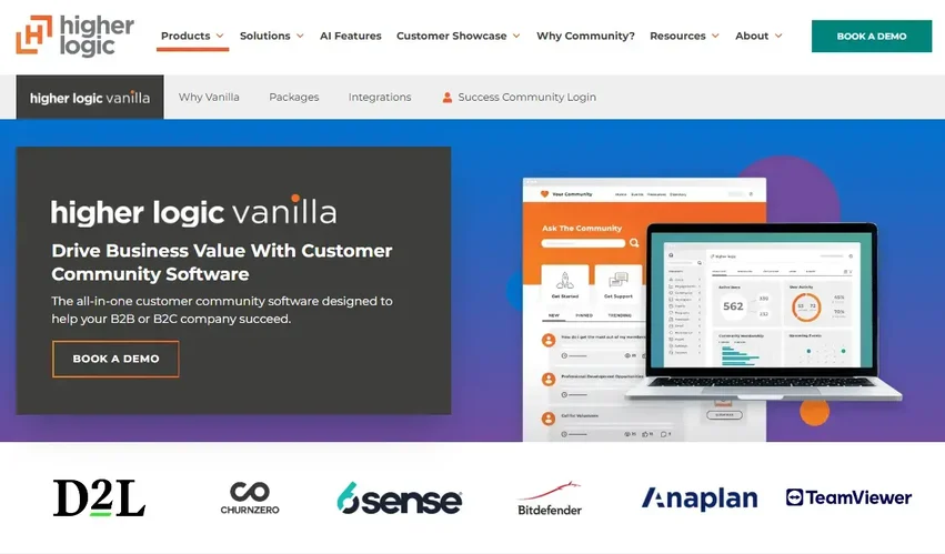 Higher Logic Vanilla enterprise community platform
