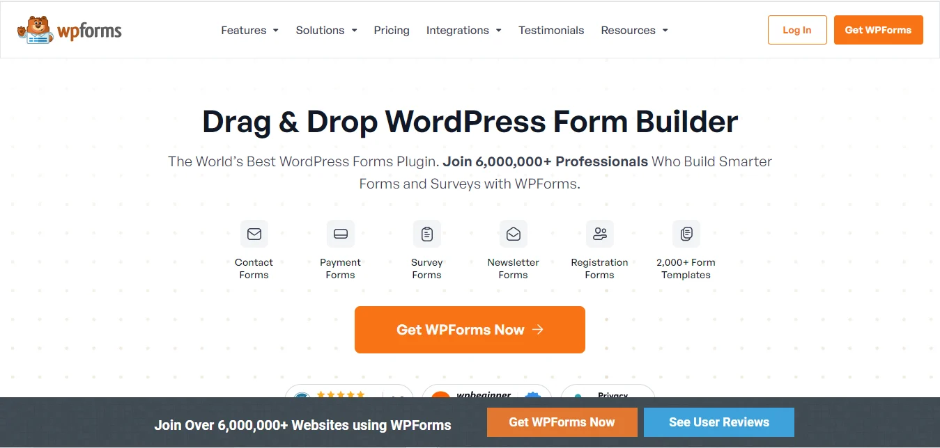 Best WordPress Form Plugin