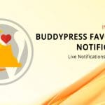 BuddyPress Favourite Notification