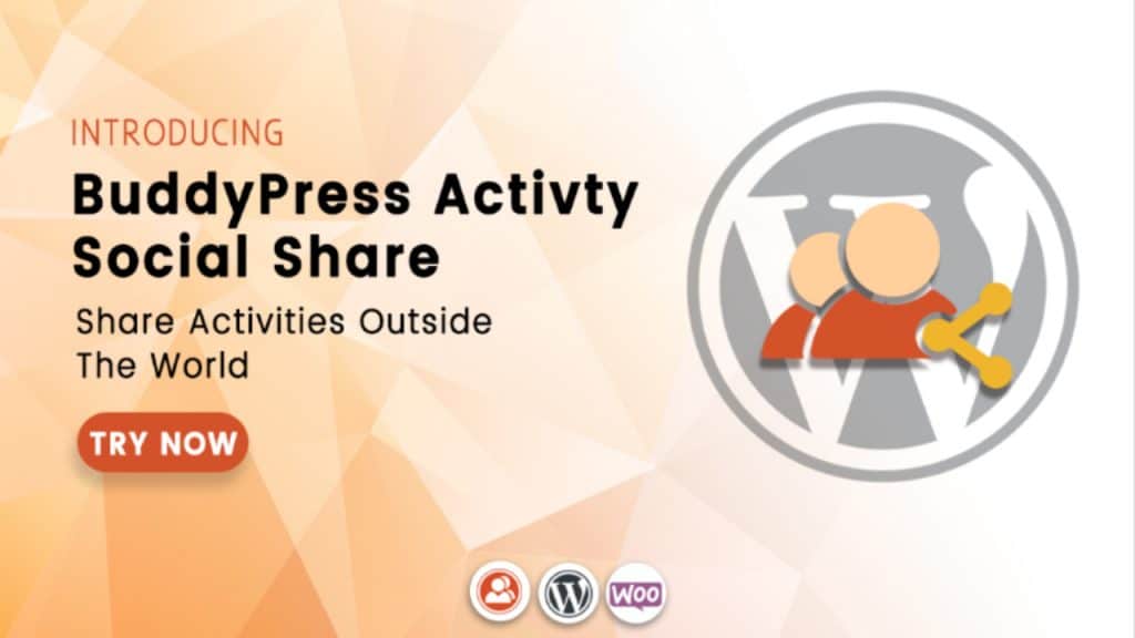 BuddyPress activity social share