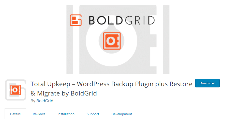 WordPress backup solution