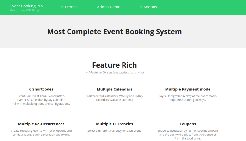Event Booking pro
