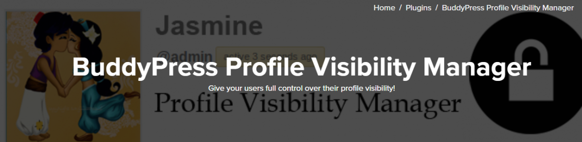 BuddyPress Profile Visibility Manager