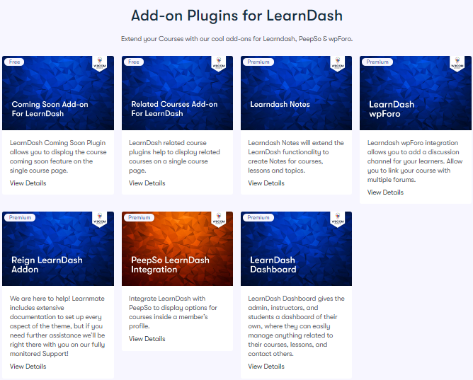 add-ons for LearnDash