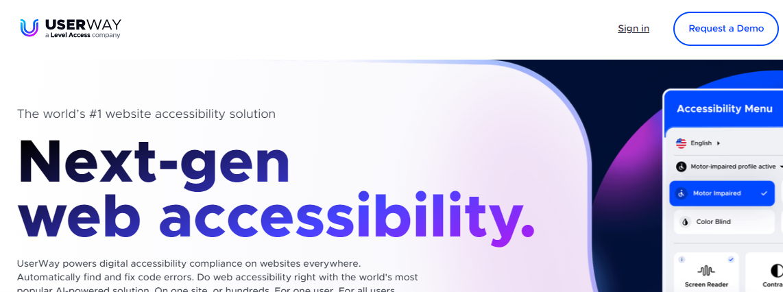 UserWay Accessibility