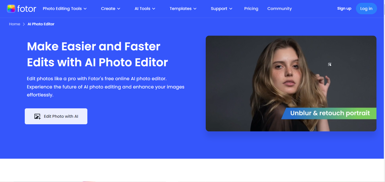 best AI photo editor