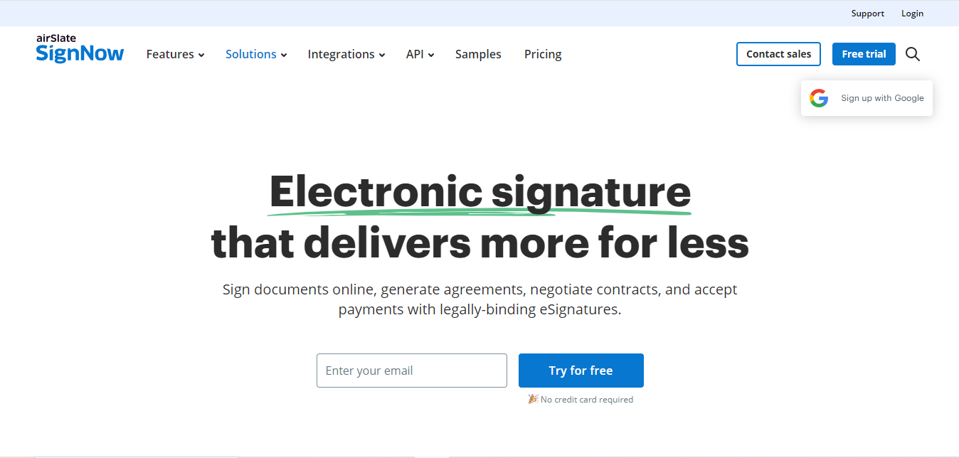 Best Software for Electronic Signature on Document 