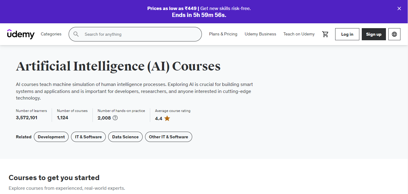 Best AI courses