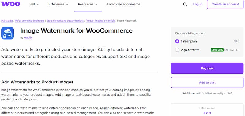 WooCommerce Watermark Plugins