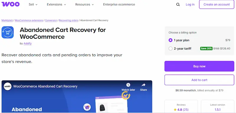 WooCommerce Shopping Cart Abandonment Plugin