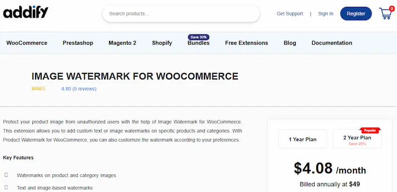 WooCommerce Watermark Plugins