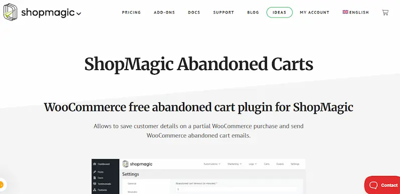 WooCommerce Shopping Cart Abandonment Plugin