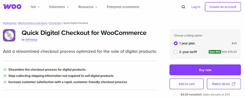 WooCommerce Virtual Products Plugins