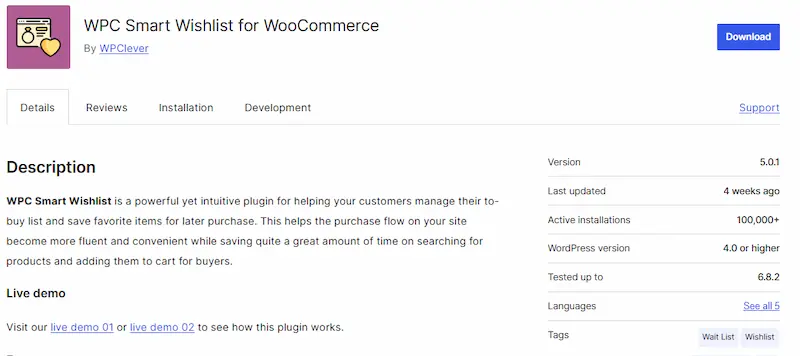WooCommerce Wishlist Plugins