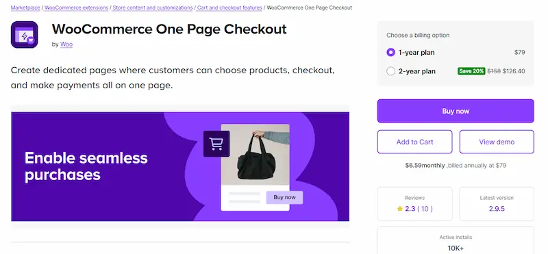 WooCommerce Quick Checkout for Digital Goods
