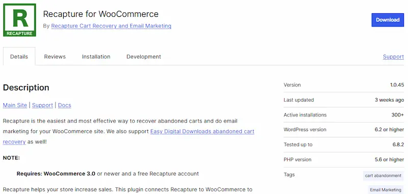WooCommerce Shopping Cart Abandonment Plugin