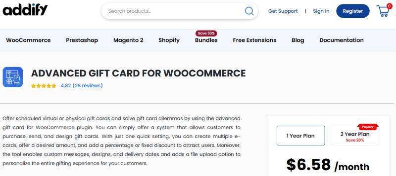 WooCommerce Gift Card Plugins