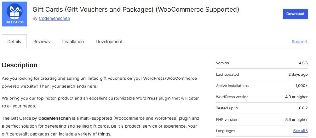 WooCommerce Gift Card Plugins