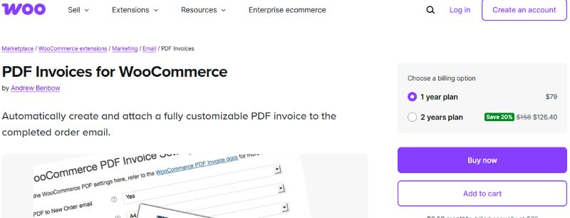 WooCommerce PDF Invoice Plugins
