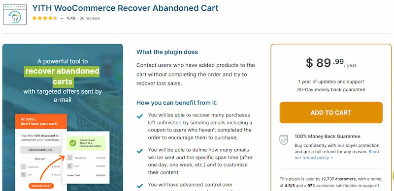 WooCommerce Recover Abandoned Cart Plugins