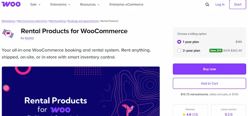 WooCommerce Reservation & Rental System Plugins