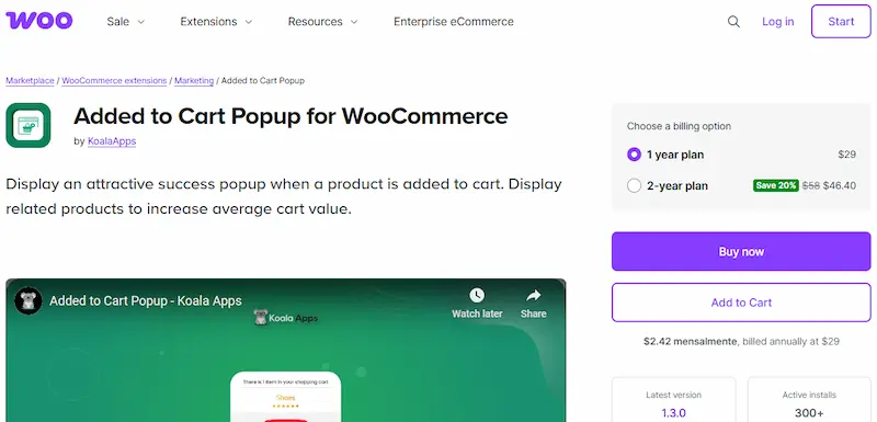 WooCommerce Add to Cart Popup Plugins