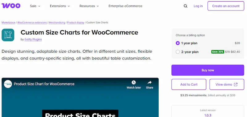 WooCommerce Sizes & Units Plugins