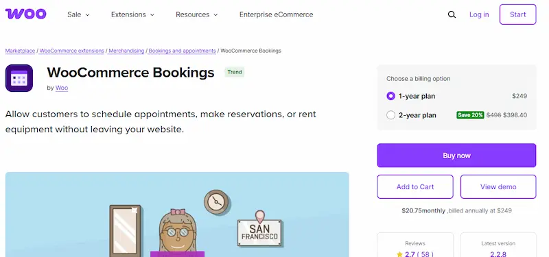 WooCommerce Reservation & Rental System Plugins