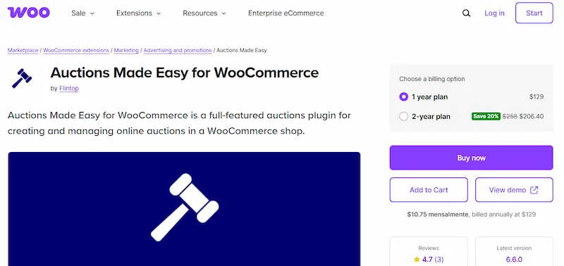 WooCommerce Auction Site Plugins