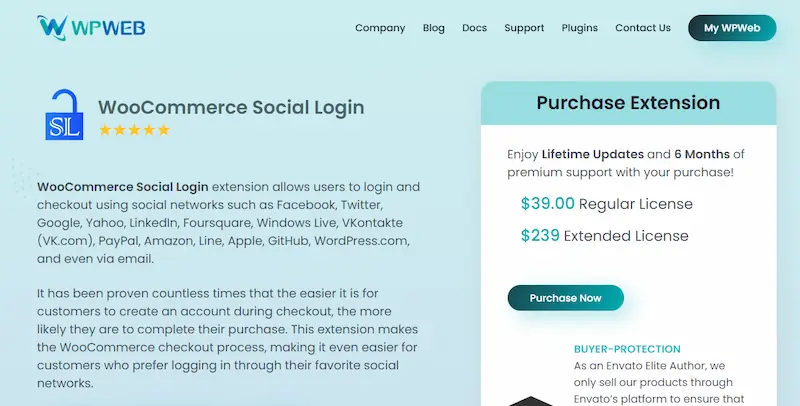 WooCommerce Social Login Plugins