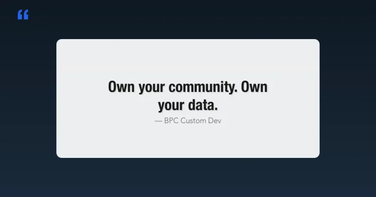 Building Private Communities When Users Are Leaving Big Platforms