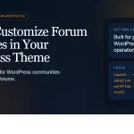 Dark enterprise featured image for how to customize forum templates in your wordpress theme on bpcustomdev