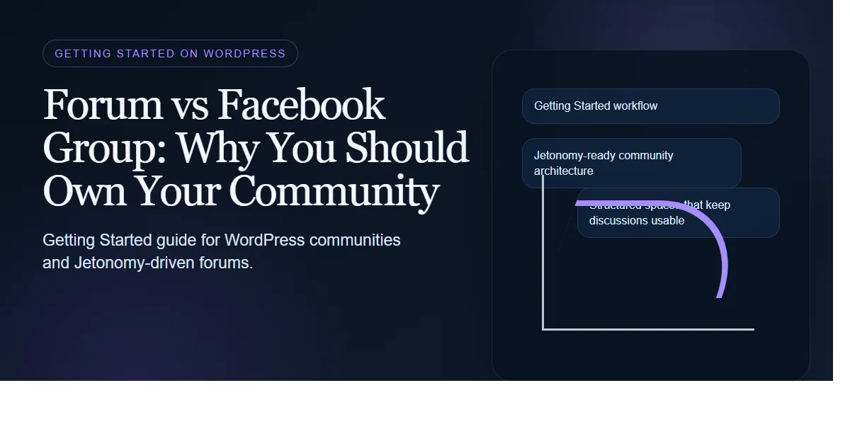 Dark enterprise featured image for forum vs facebook group: why you should own your community on bpcustomdev