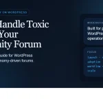 Dark enterprise featured image for how to handle toxic users in your community forum on bpcustomdev