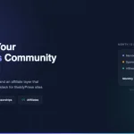 How to monetize a WordPress community in 2026 - revenue model showing memberships, sponsorships, and affiliate layers with $19,640 monthly target