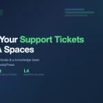 Illustration showing BuddyPress Q&A Spaces replacing traditional support tickets, with accepted answers, trust levels, and community helpers on bpcustomdev.com