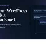 Dark enterprise featured image for 7 signs your wordpress site needs a discussion board on bpcustomdev