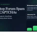 Dark enterprise featured image for how to stop forum spam without captchas on bpcustomdev